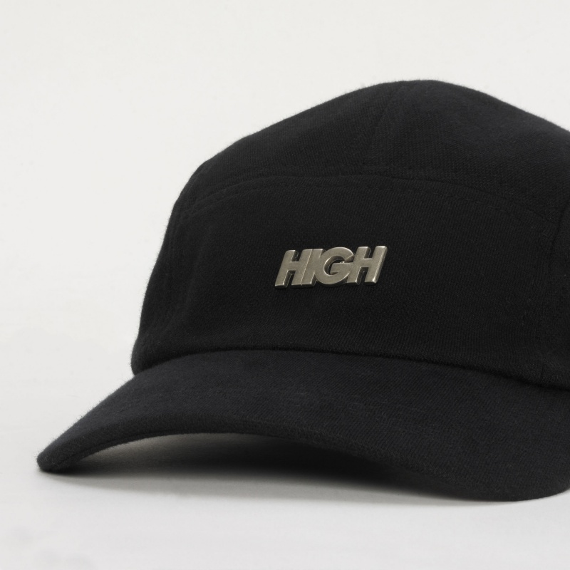 BONE HIGH 5 PANEL PIQUET PRETO