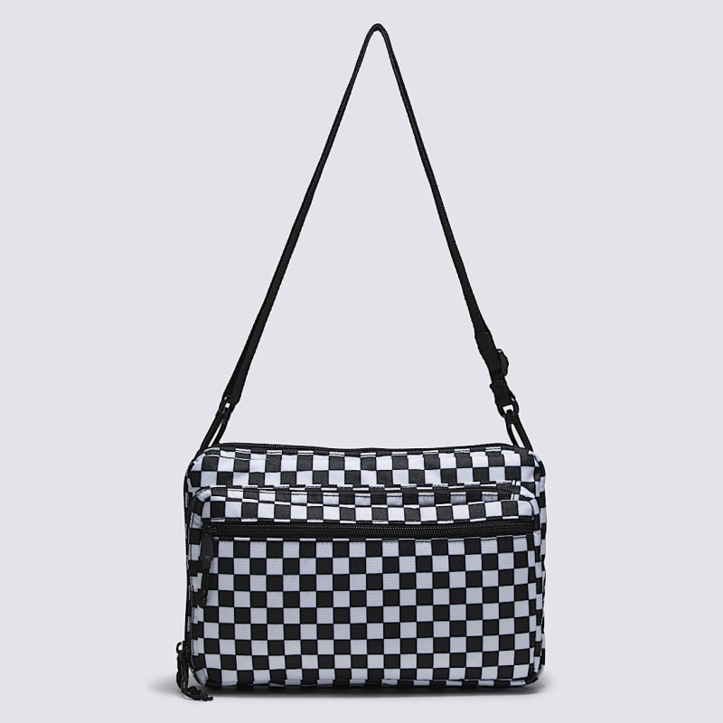 Bolsa Vans Bail Convertible Checkerboard Preto