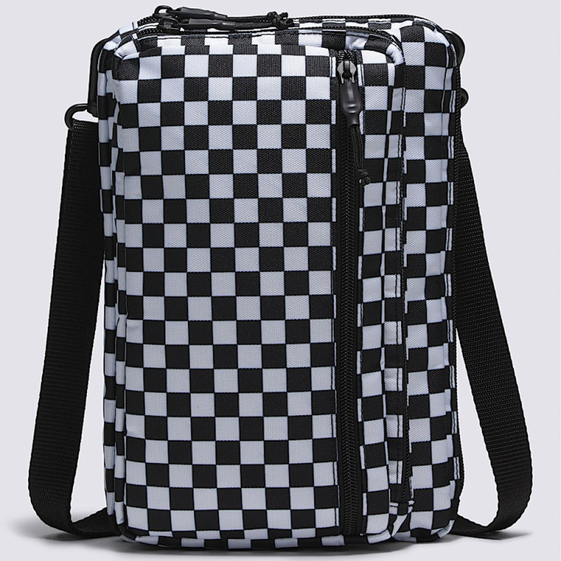 Bolsa Vans Bail Convertible Checkerboard Preto