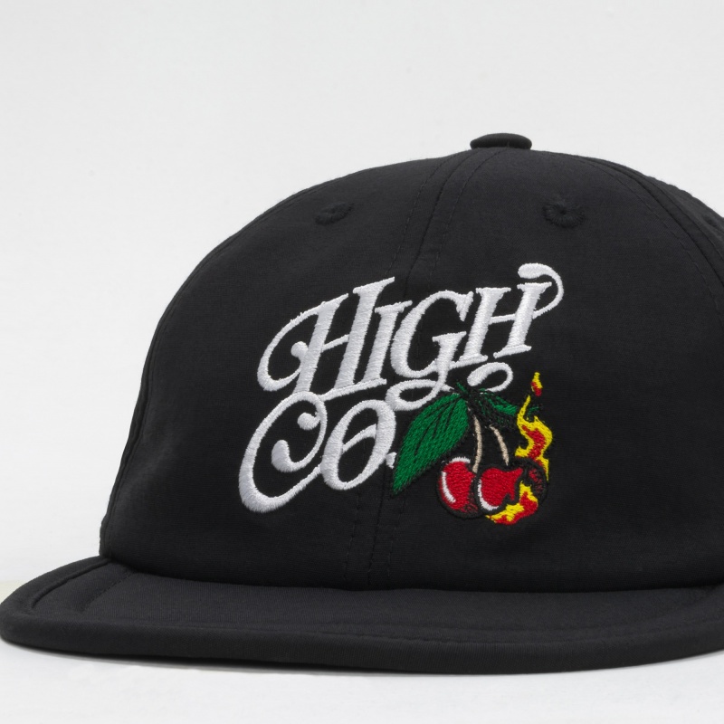 Bon High Cherry 6 Panel Preto