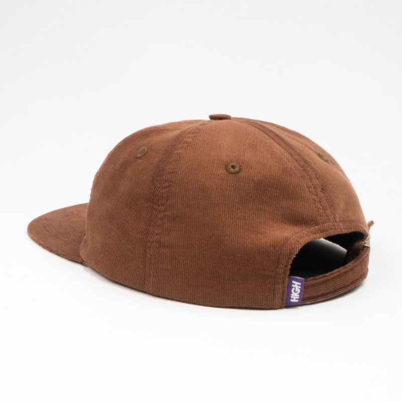 Boné Five Panel High Marrom