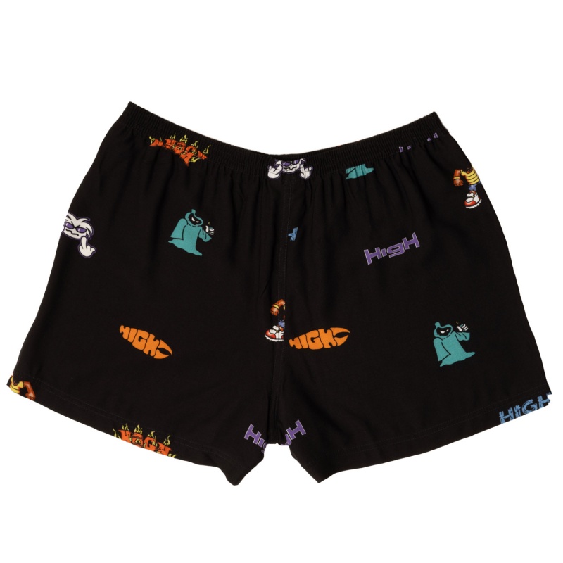 Cueca High Doodles Preto