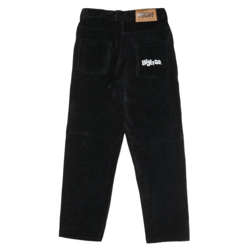 CALCA HIGH CORDUROY PRETO