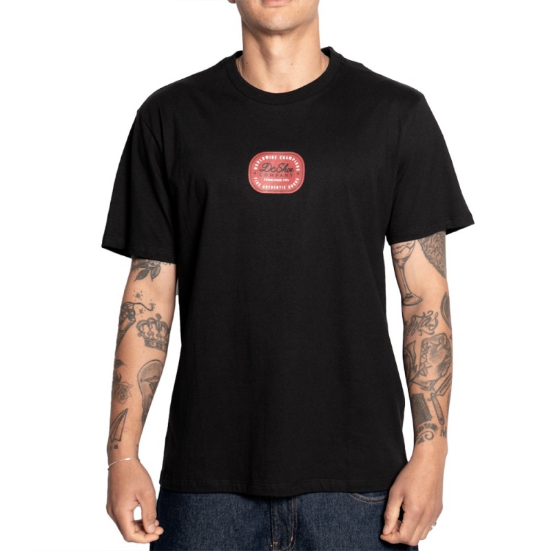 Camiseta Dc Shoes Label It Preto