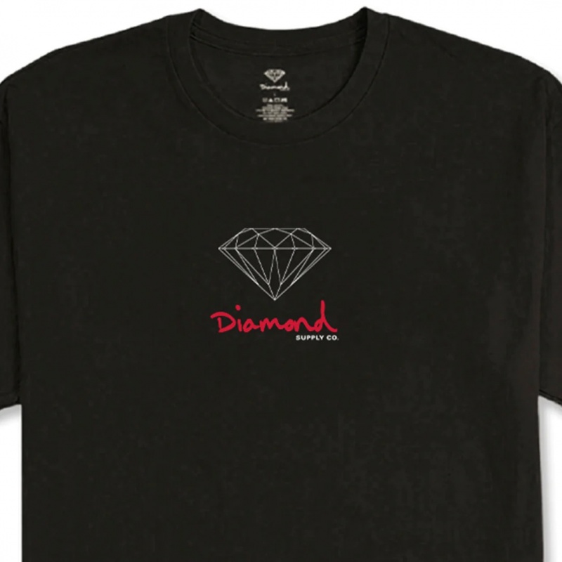 Camiseta Diamond Small Brilliant Preto