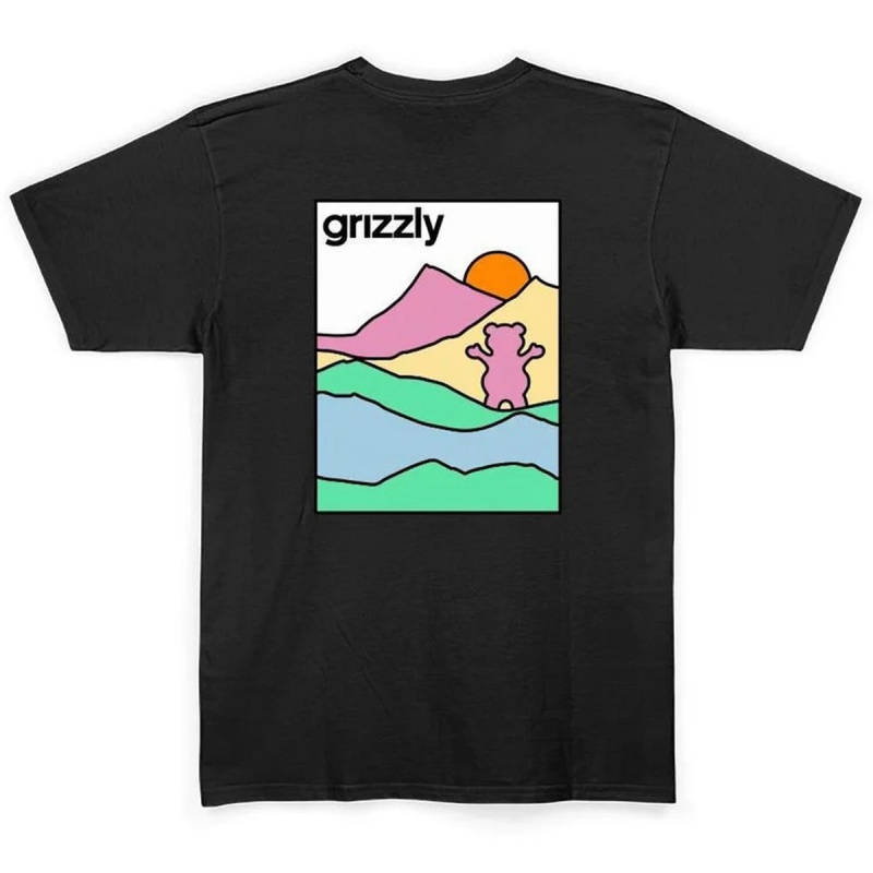 Camiseta Grizzly Acid Hike Preto