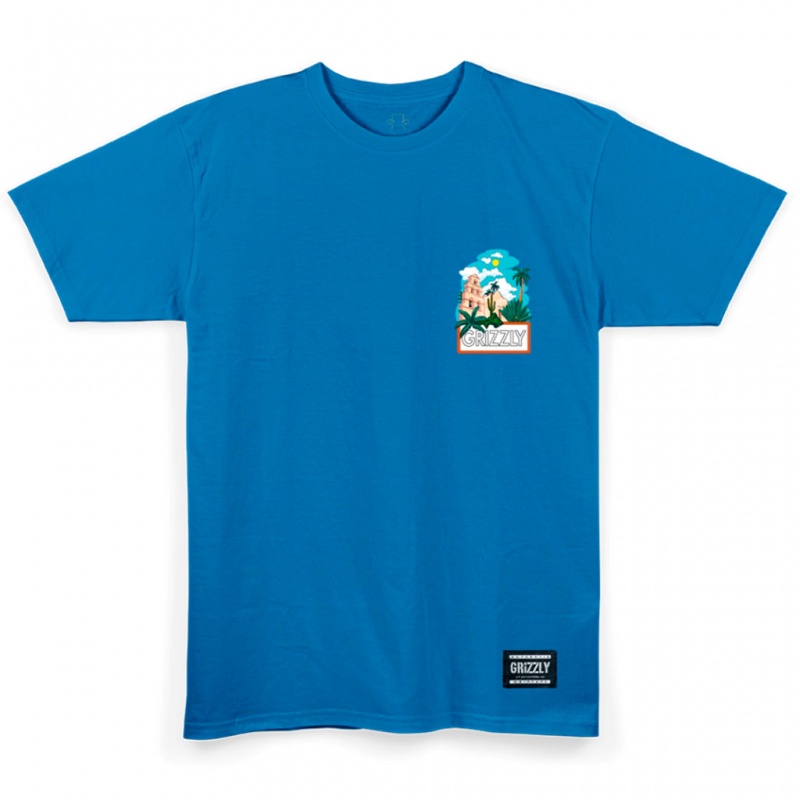 Camiseta Grizzly Cabana Azul