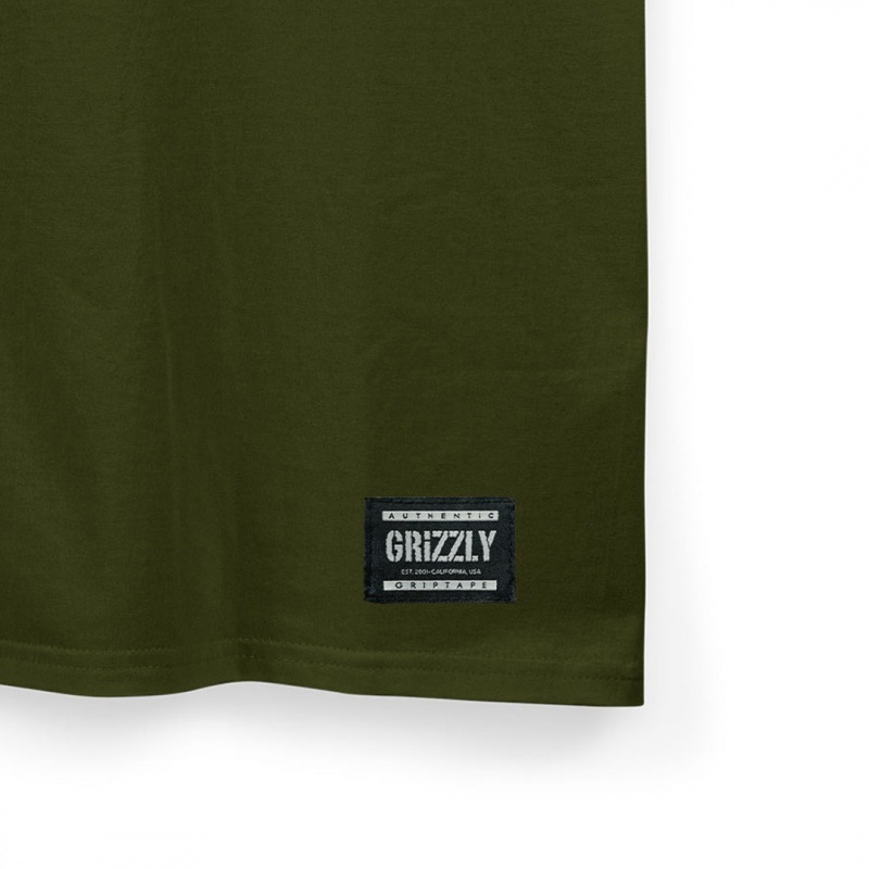 Camiseta Grizzly Drive In Verde