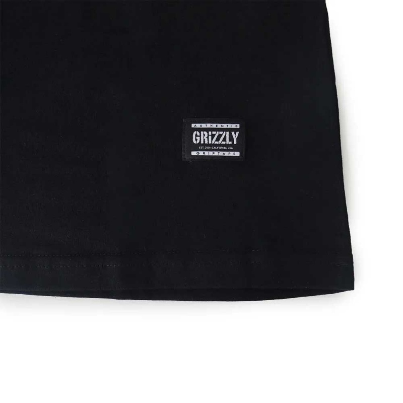 Camiseta Grizzly Lend a Hand Preto