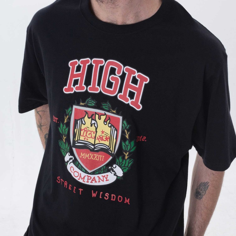 Camiseta High University Black - Preto