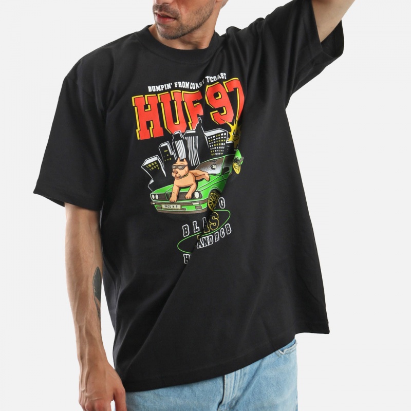 Camiseta Huf Blazing Jams Preto