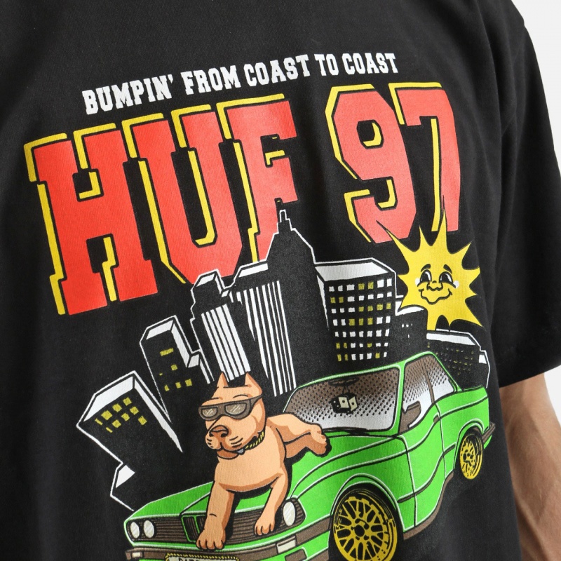 Camiseta Huf Blazing Jams Preto