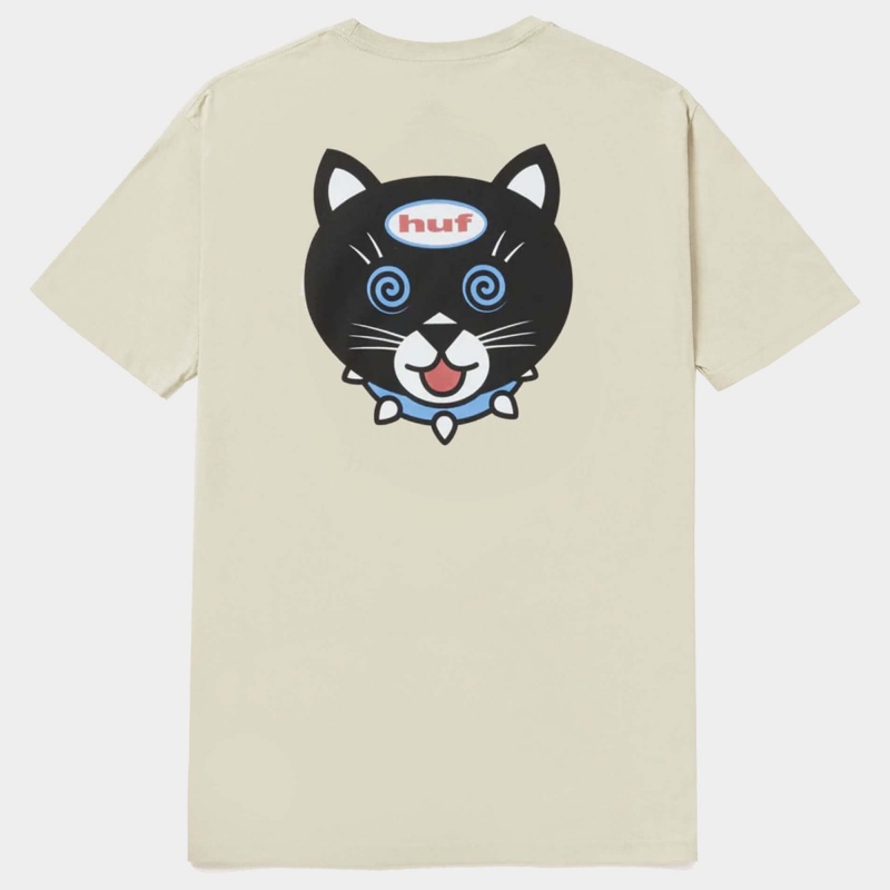 Camiseta Huf Cat Bege