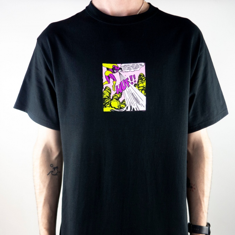 Camiseta Huf Inhale Exhale Preto