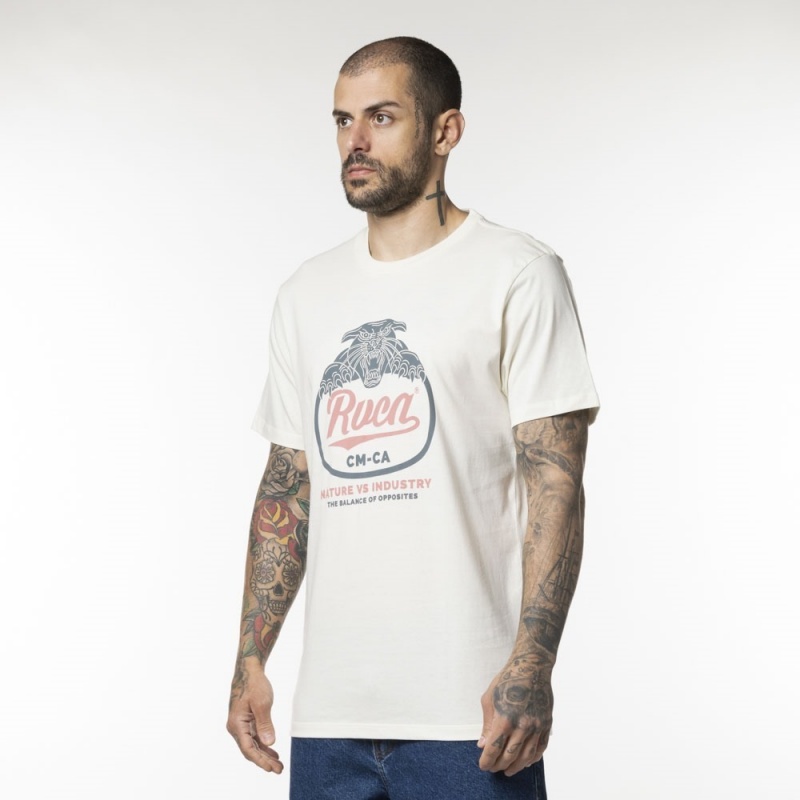 Camiseta RVCA Pantero Bege