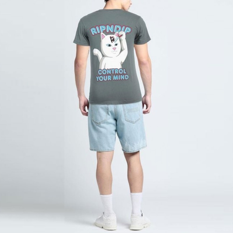 Camiseta Ripndip Control Your Mind Cinza