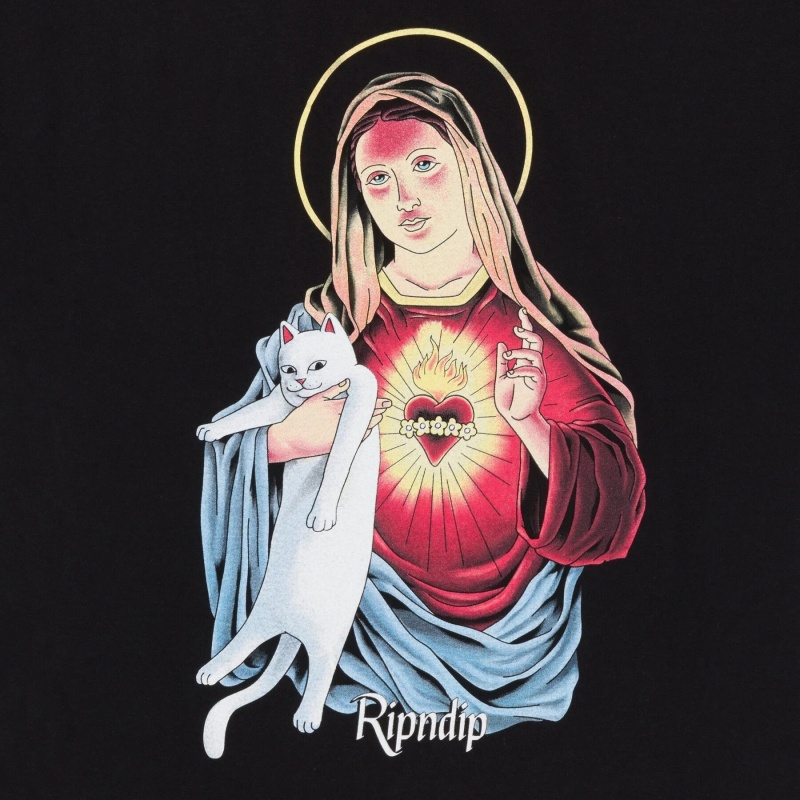 Camiseta Ripndip Mother Mary Preto