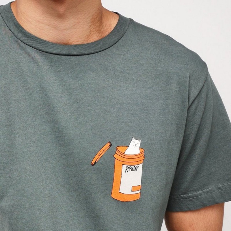 Camiseta Ripndip Nermal Pills Verde