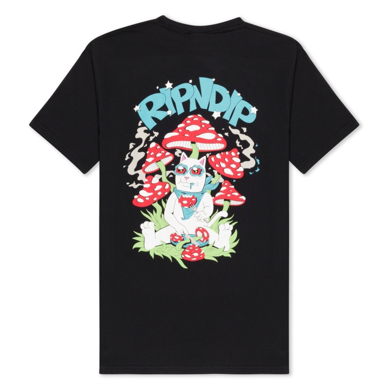 Camiseta Ripndip Shroom Buffet Preto