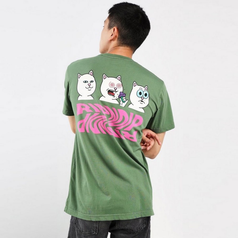 Camiseta Ripndip Shroom Diet Verde