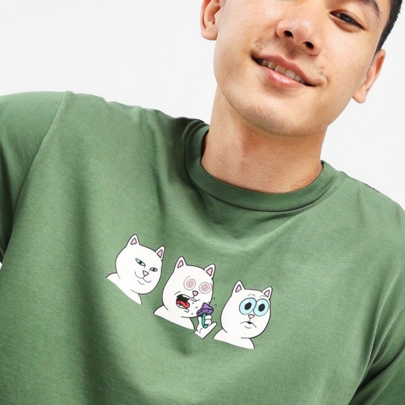 Camiseta Ripndip Shroom Diet Verde