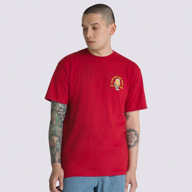 Camiseta Vans Coldest In Town Vermelho