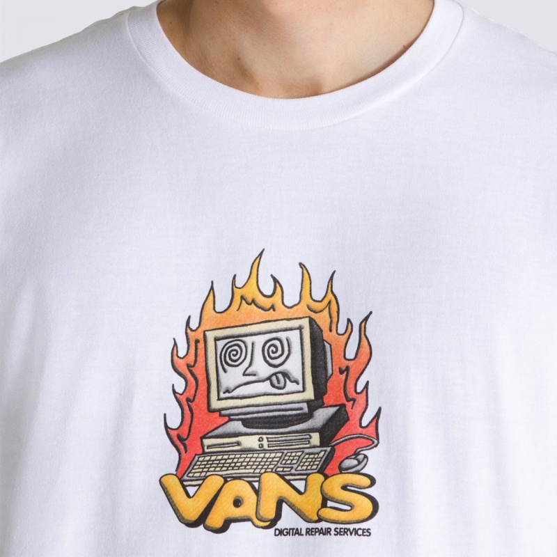 Camiseta Vans Digital Repair Branco