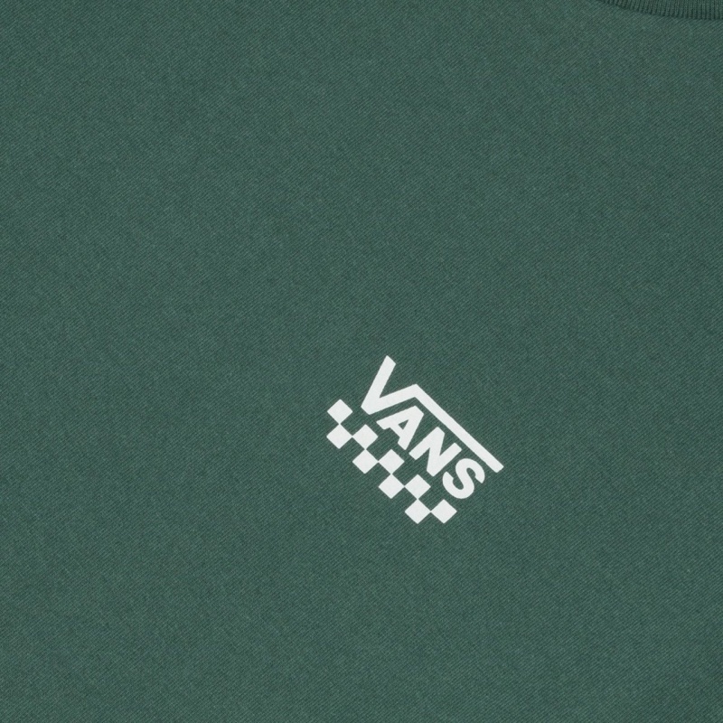 Camiseta Vans Left Chest Logo II Verde