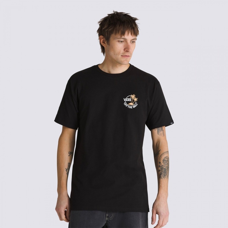 Camiseta Vans Mini Dual Palm II Preto