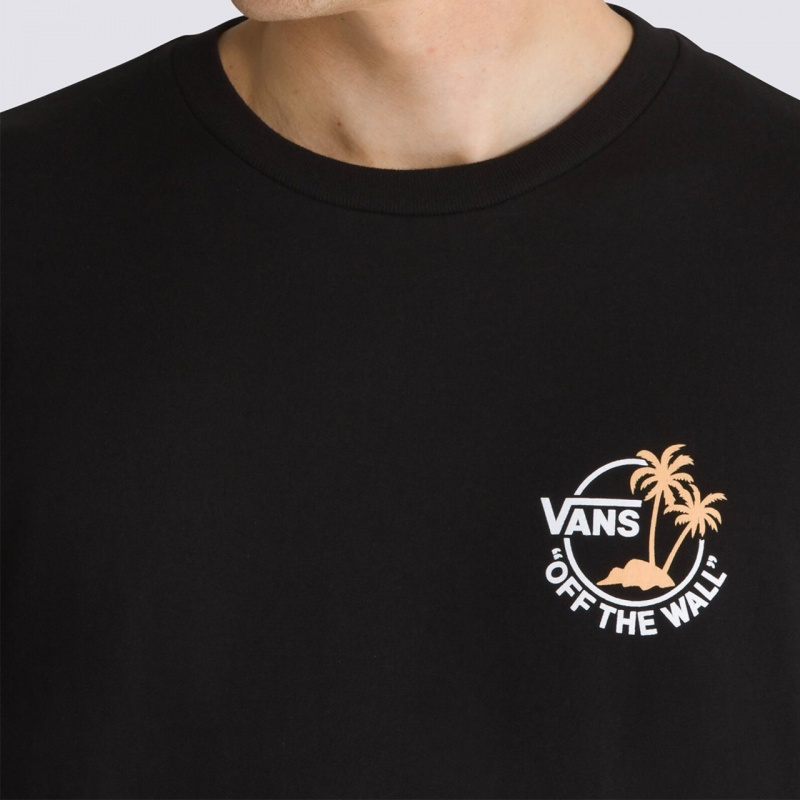 Camiseta Vans Mini Dual Palm II Preto