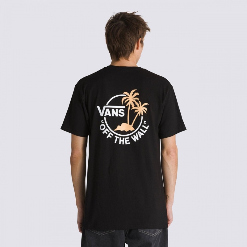 Camiseta Vans Mini Dual Palm II Preto