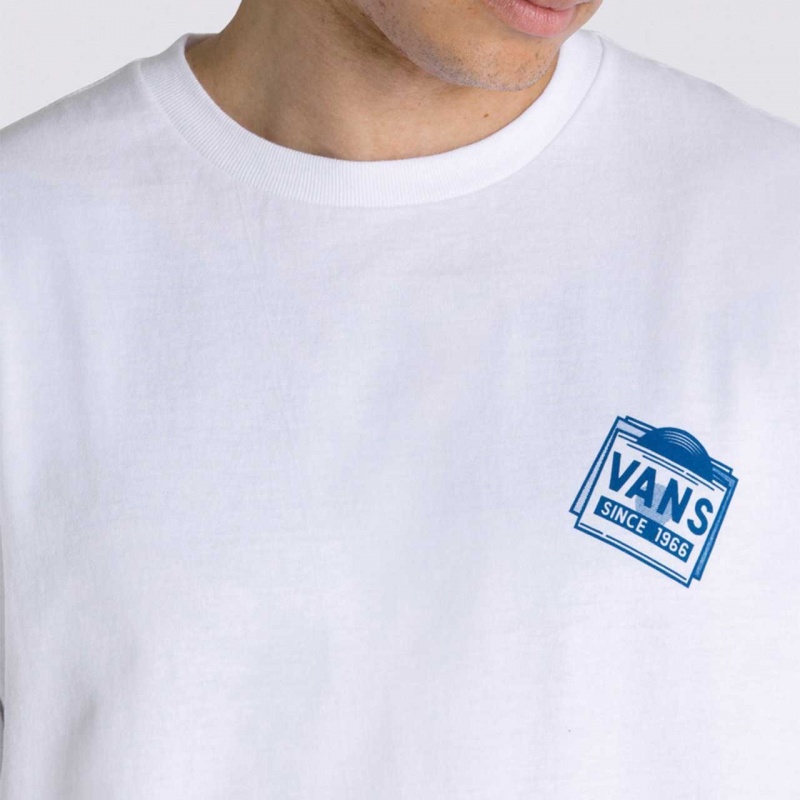 Camiseta Vans Record Lab Branco