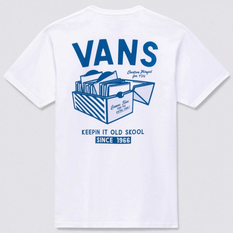 Camiseta Vans Record Lab Branco