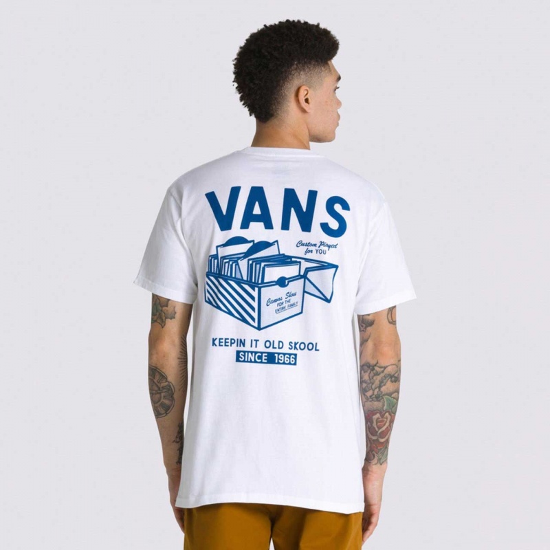 Camiseta Vans Record Lab Branco