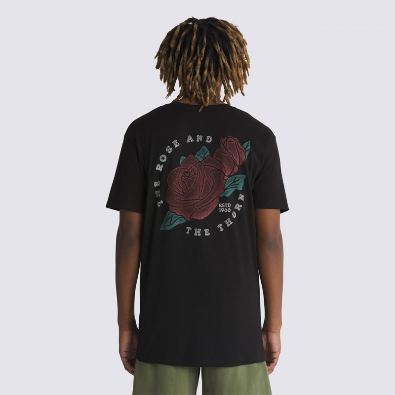 Camiseta Vans Rosethorn Preto