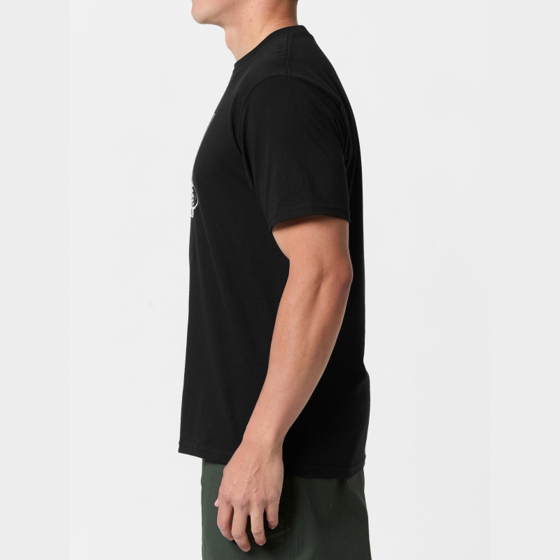 Camiseta Volcom Monkey Biz Preto