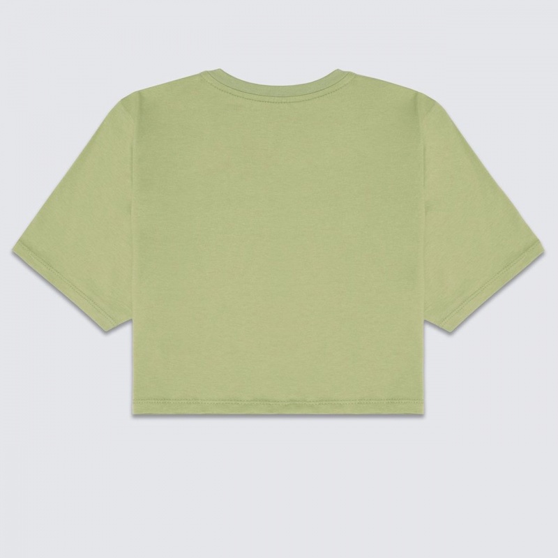 Blusa Vans Night Bloom Crew Crop II Verde