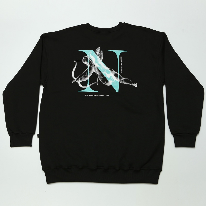 Moletom Crewneck Naipe  NP24-MC02 Preto