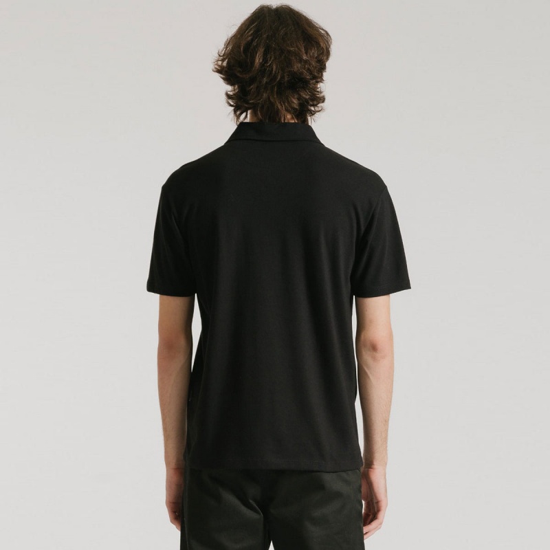 Polo Volcom Classic Stone Preto