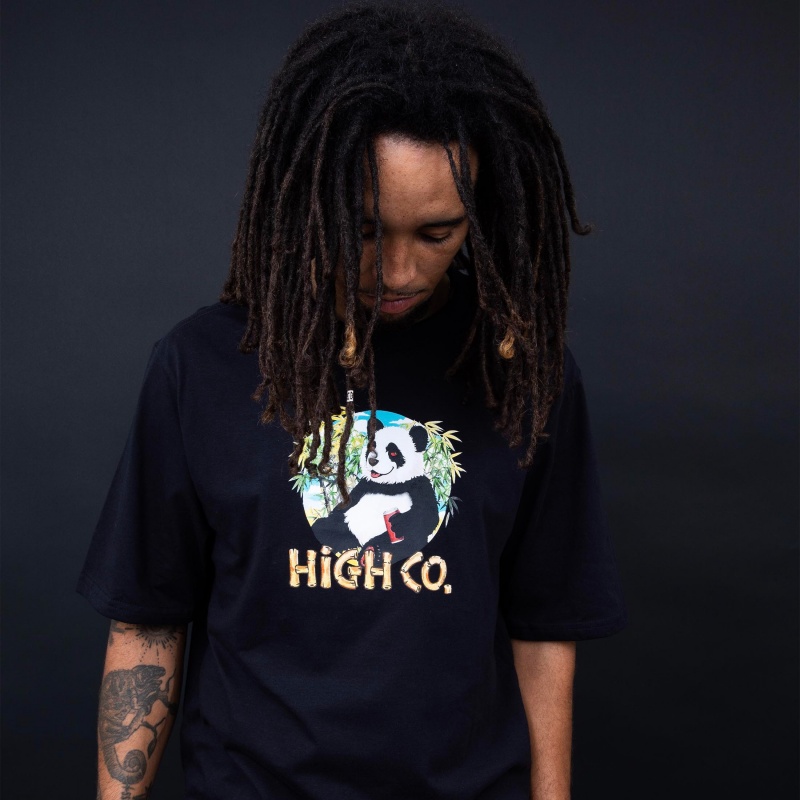 Camiseta High Panda Preto