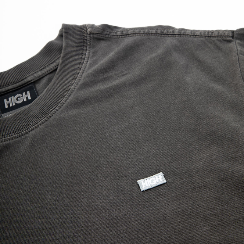 Camiseta High Logo Line Washed Preto