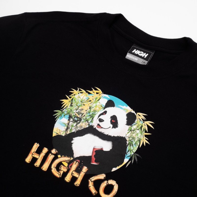 Camiseta High Panda Preto