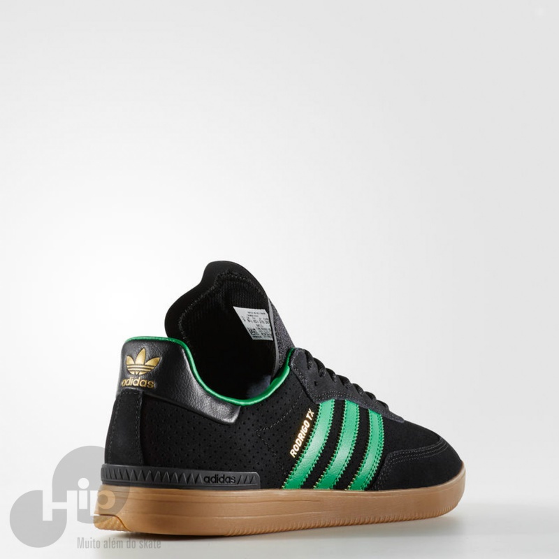 tênis couro adidas originals samba preto