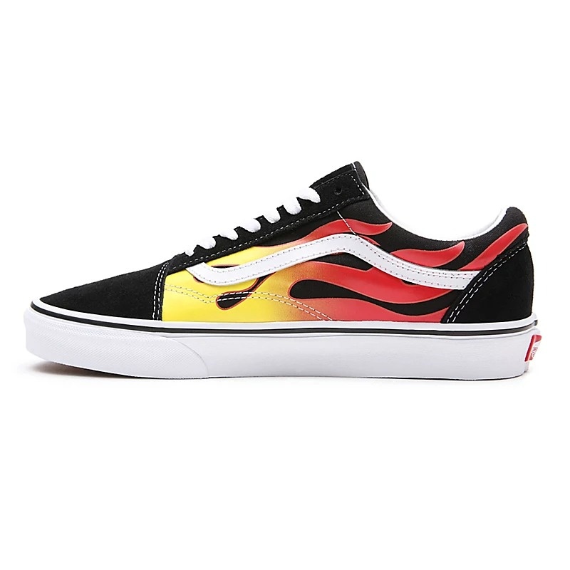 Tnis Vans Old Skool Flame Preto