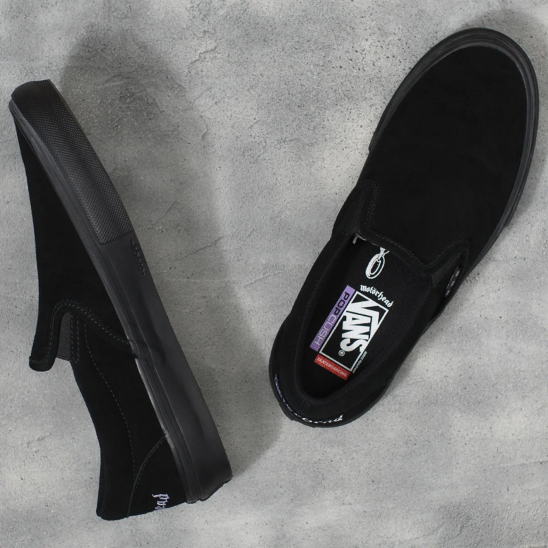 Tnis Vans Slip-On Motorhead Preto