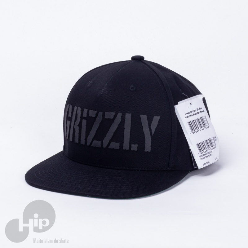 Bon Grizzly Stamp Preto