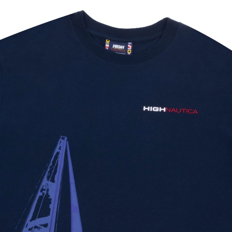 Camiseta High x Nautica Sailing Azul