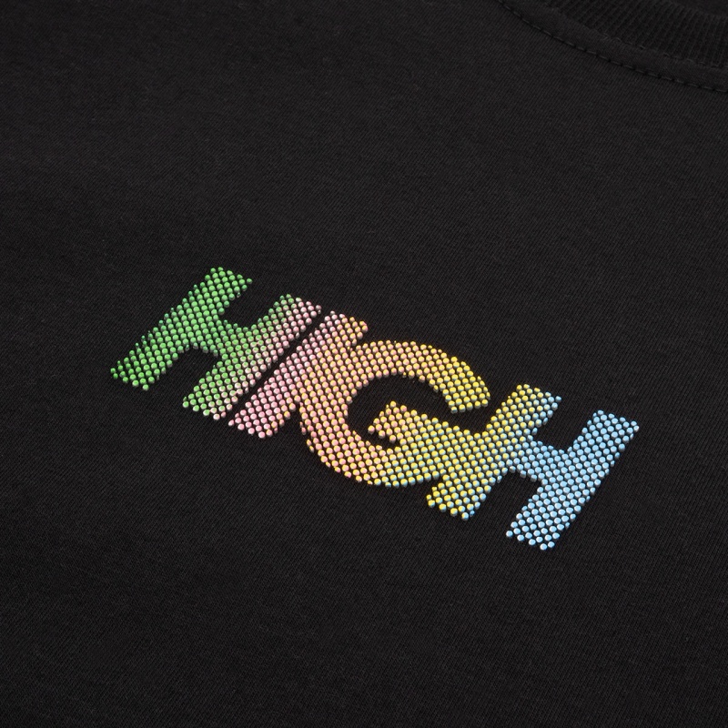Camiseta High Logo Dots Preto