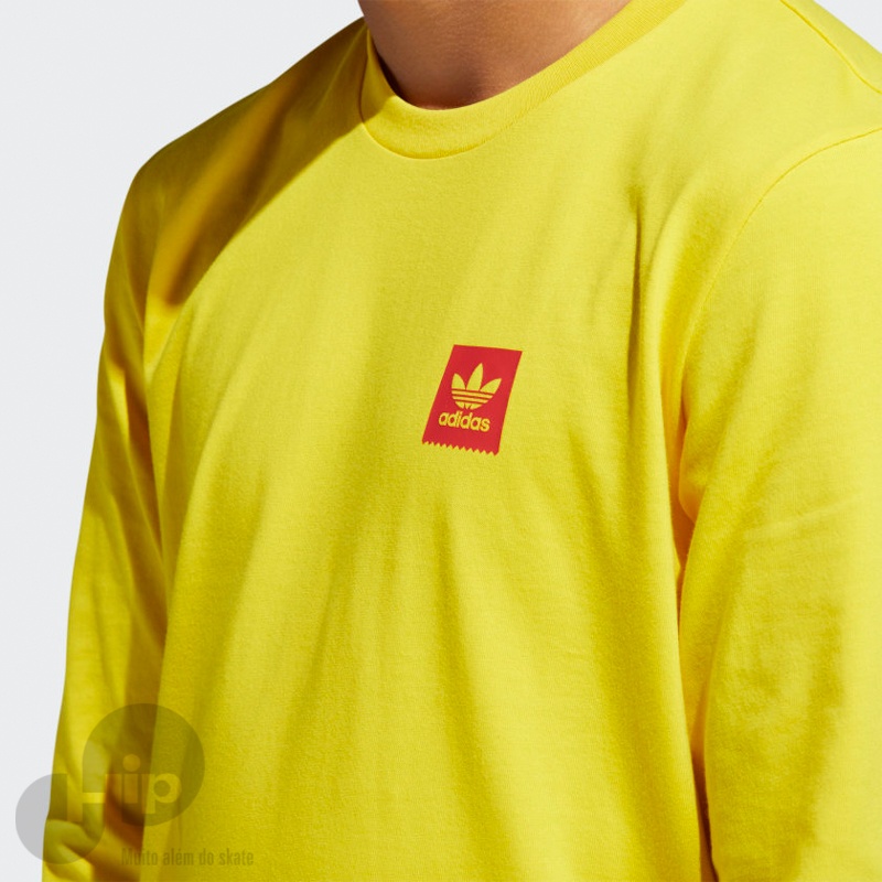 blusa amarela adidas
