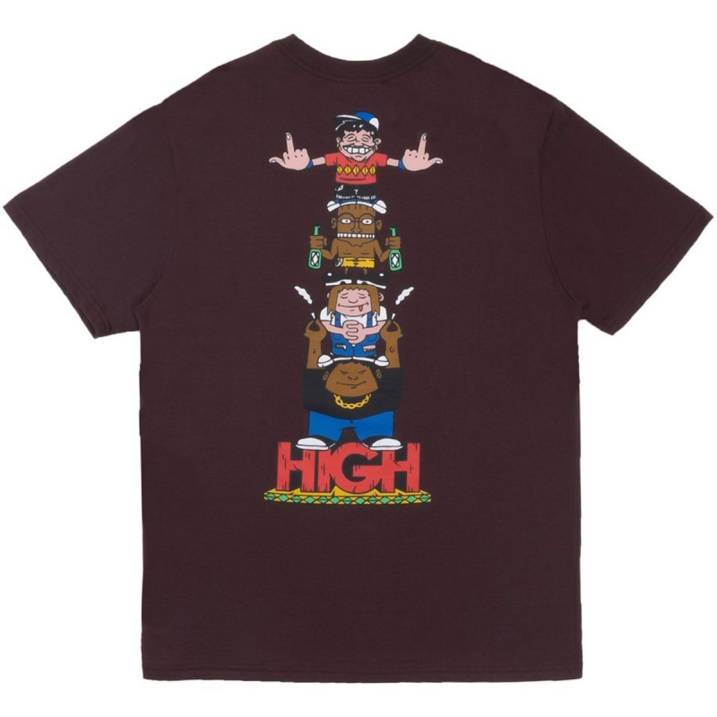 Camiseta High Totem Marrom